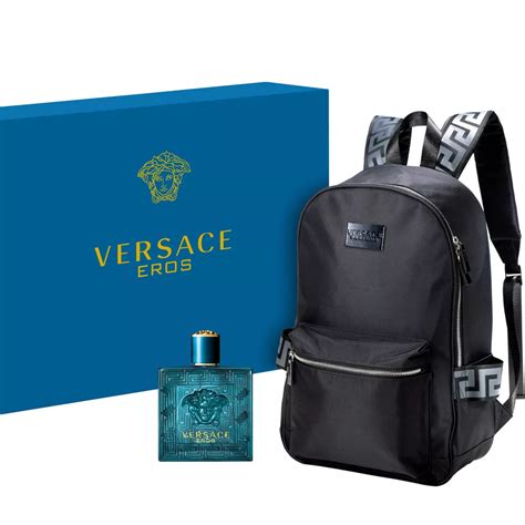 2017 versace backpack cologne gift set|Versace cologne with free backpack.